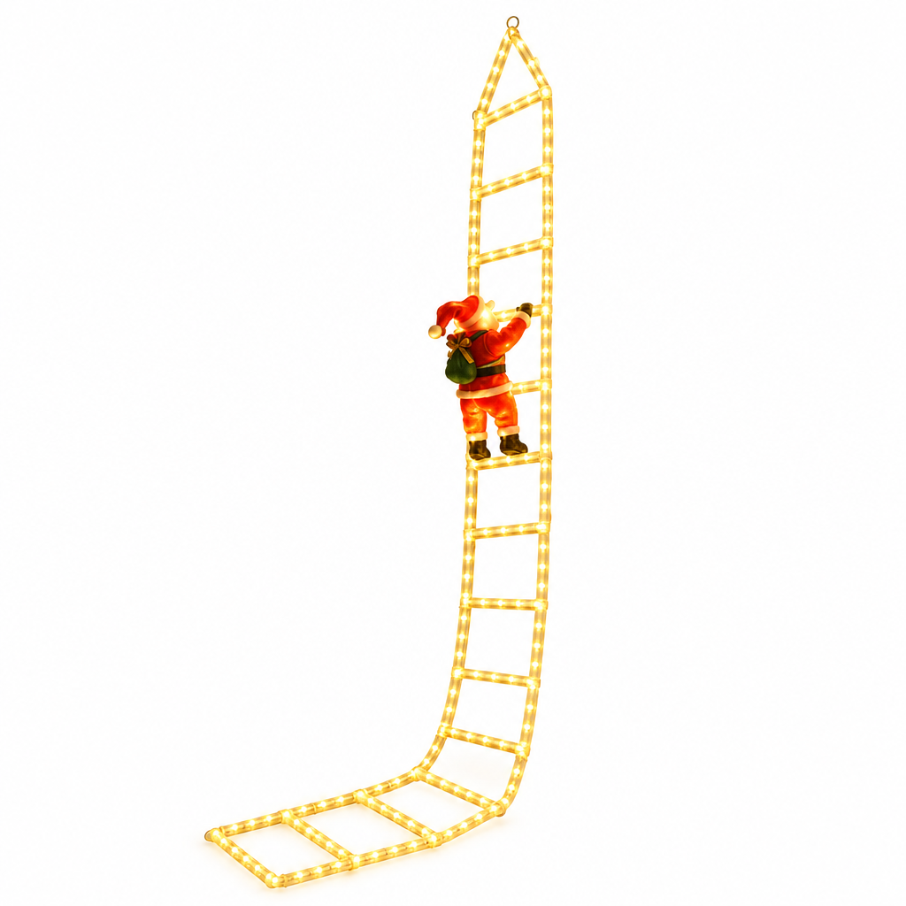 Kerstman-ladder Lichtslinger
